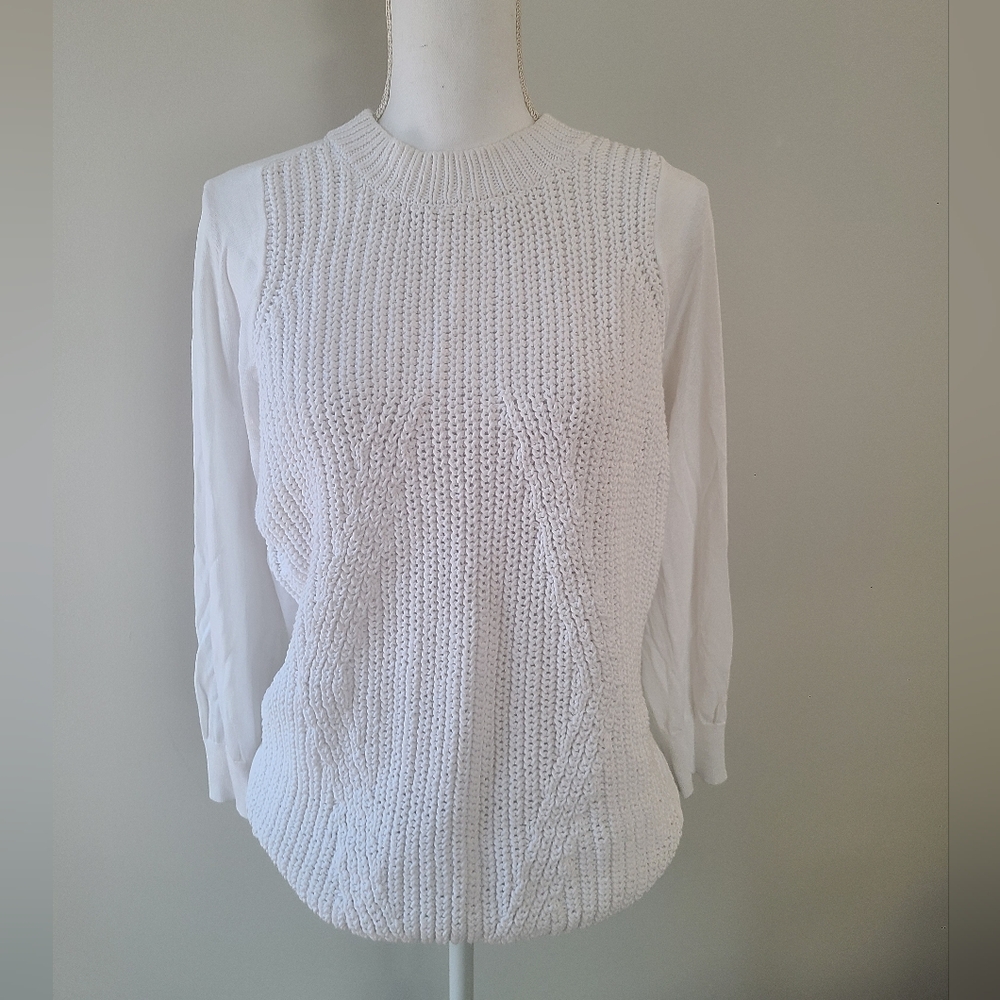 Karen Millen Cream Knit Sweater